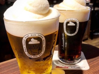 こんなに暑い日は、思わずキリンの一番搾りフローズンを飲んでしまいます